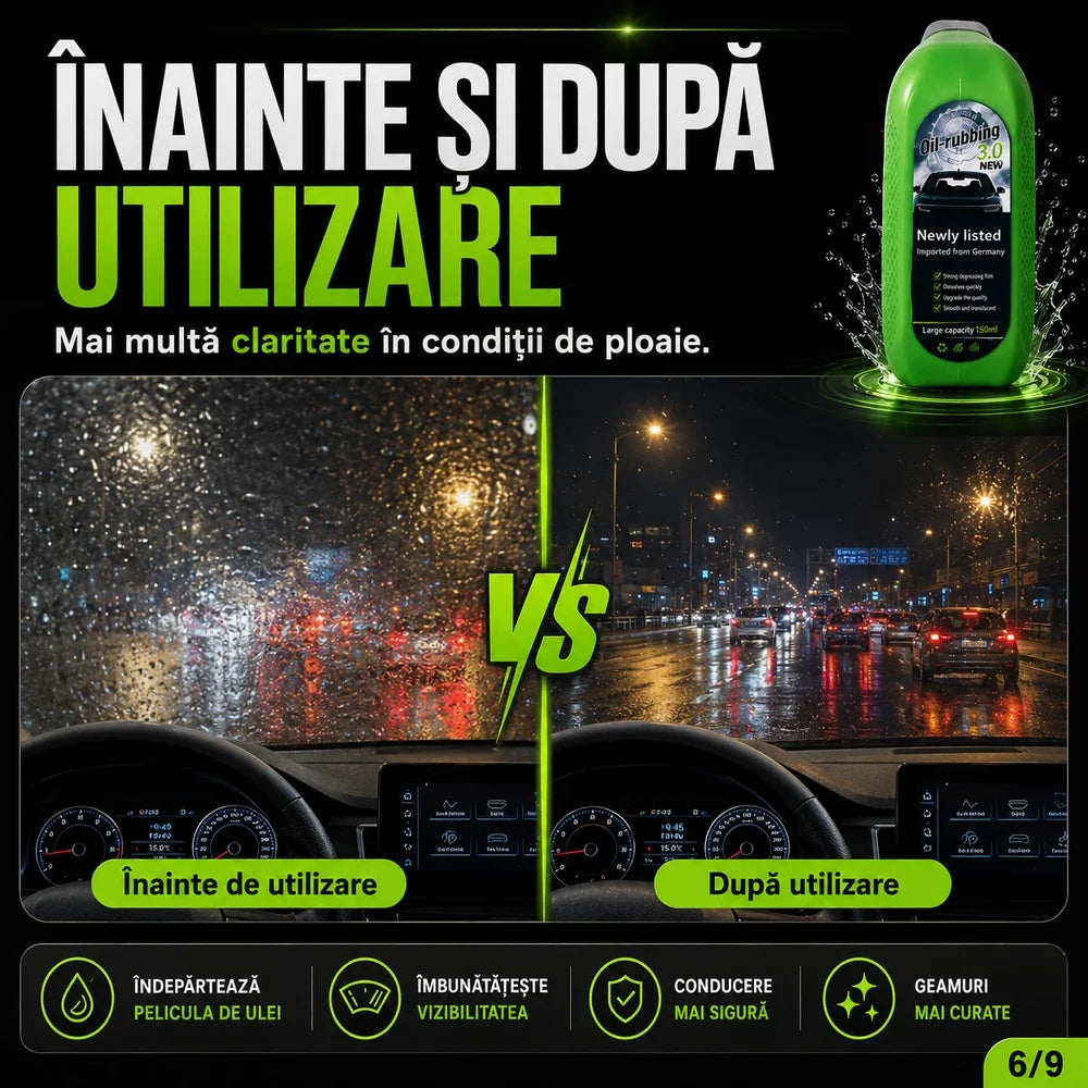 HydroClear – Aplicator hidrofob și anti-aburire pentru parbriz & oglinzi