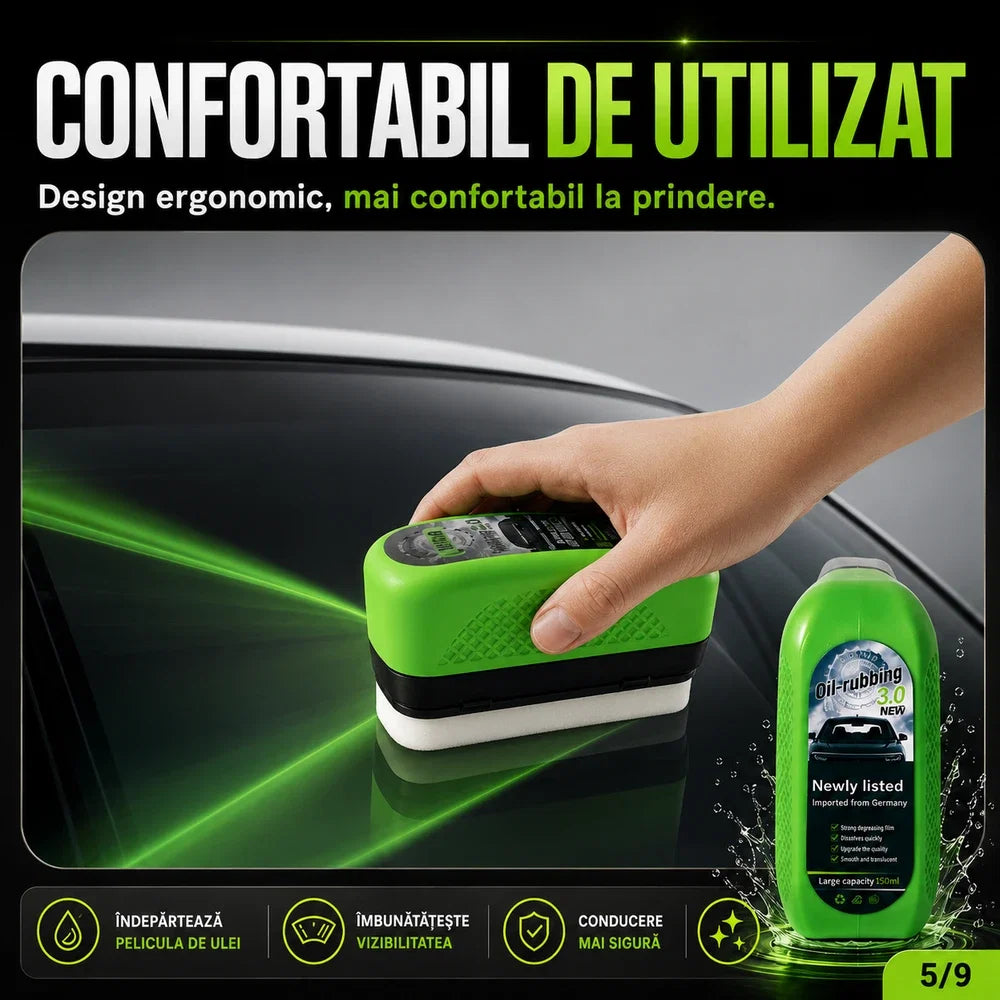 HydroClear – Aplicator hidrofob și anti-aburire pentru parbriz & oglinzi