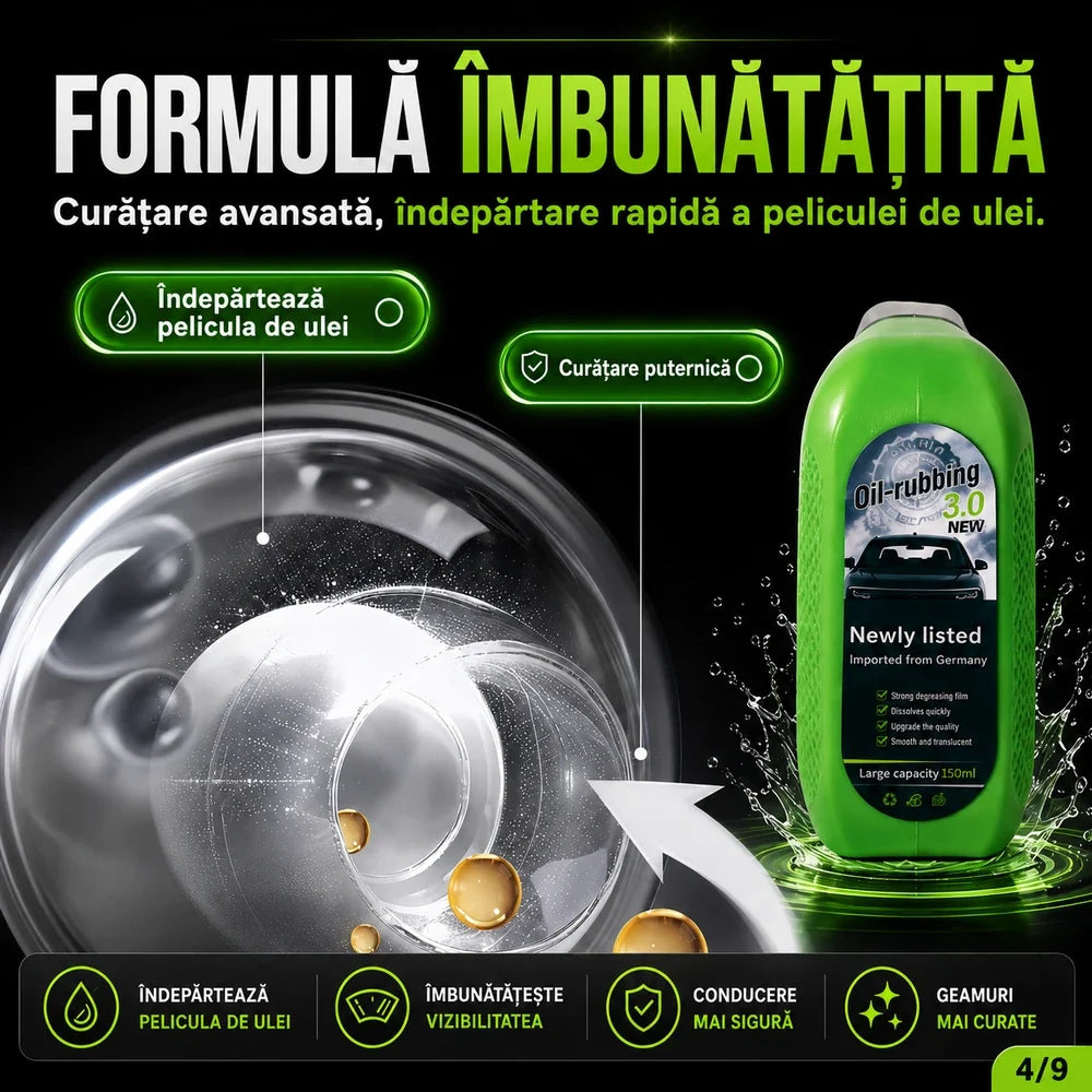 HydroClear – Aplicator hidrofob și anti-aburire pentru parbriz & oglinzi