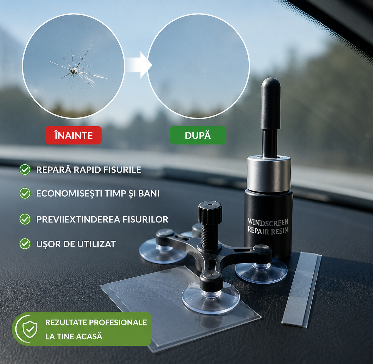 Kit reparare fisuri parbriz